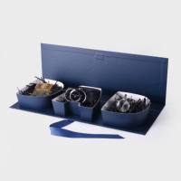 Coffret cadeau en carton ondulé pour la fête des pères lettre fleur et carte d'anniversaire revêtement UV imprimé cadeau et artisanat