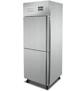 Freezer/freezer em aço inoxidável, estilo americano, 6 portas, uso externo, frigorífico, congelador