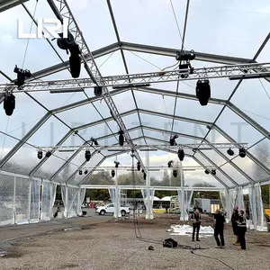 英国活动派对大型户外透明铝主题活动多边形帐篷