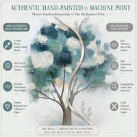 Vente directe usine – Peinture à l'huile artisanale Arbre de Vie, paysage peint à la main, décor mural pour la maison, tableaux sur toile, art décoratif
