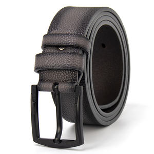 Cinturón de Cuero PU para Hombre con Hebilla de Pin de Colores Mezclados del Fabricante 2026, Hebilla Personalizada para Jeans - Product Image 4