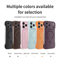 Coque de téléphone magnétique effet mat pour iPhone 18 Pro Max 17 17Air 15 Pro Max, protection intégrale antichoc 3-en-1 en PC et TPU