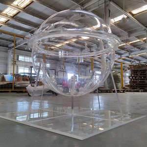 Balle en acrylique transparente personnalisée pour laboratoire avec services de découpe et d'extrusion, taille sur mesure - Product Image 1