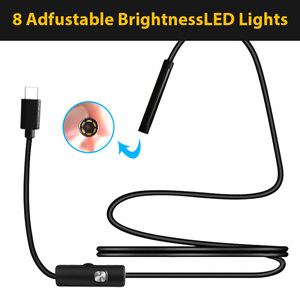 2025ホットセール5mハードケーブル3-in-1ミニマイクロUSBタイプ-Cボアスコープカメラ付きCMOSセンサーIP67防水1年 - Product Image 2