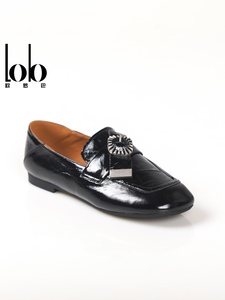 <span class=keywords><strong>Mocassins</strong></span> en cuir véritable pour femme, bout rond, confortables et antidérapants, idéaux pour l'été, modèle à enfiler – Collection Printemps 2026 - Product Image 2