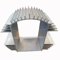 Grand radiateur de dissipateur thermique de boîtier de boîtier en aluminium étanche personnalisé