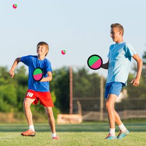 <span class=keywords><strong>Jeu</strong></span> de lancer et de attraper <span class=keywords><strong>avec</strong></span> 4 raquettes et sac de transport, <span class=keywords><strong>jeu</strong></span> de balle collante <span class=keywords><strong>pour</strong></span> sports de plage en plein air, <span class=keywords><strong>pour</strong></span> enfants, adultes, famille, idéal <span class=keywords><strong>pour</strong></span> les fêtes - Product Image 5