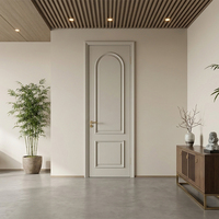 Achat en gros de porte intérieure moderne en bois, résistante aux rayures, finition polymère CPL, porte à panneau plat, fabricant direct, chambre à coucher, hôtel