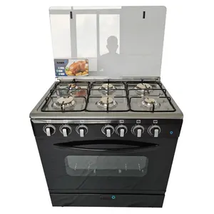 Xunda Cuisinière à gaz autoportante à 6 brûleurs Cuisinière de cuisine <span class=keywords><strong>avec</strong></span> four Estufas <span class=keywords><strong>A</strong></span> Gas Con Horno - Product Image 1
