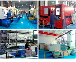 صندوق توصيل بلاستيكي صغير أسود من مادة ABS، صندوق مشروع إلكتروني بفتحات مخصصة لتركيب لوحات الدوائر المطبوعة، مصنف IP54 للاستخدام الخارجي - Product Image 4