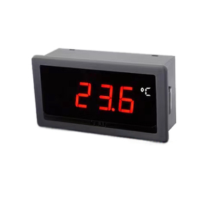 Tamaño pequeño Montaje en panel-50 a + 200 ℃ Medidor de temperatura Termómetro digital PT100 de <span class=keywords><strong>2</strong></span> hilos - Product Image 1