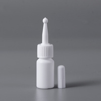 Petit flacon compte-gouttes en plastique 5ml 7Mlldpe | Ampoules pressées avec bouchon de buse à vis Pp pour les soins de beauté