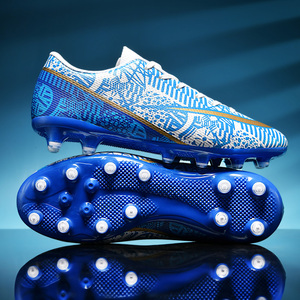 Botas de Fútbol Sala de Caña Baja <span class=keywords><strong>con</strong></span> Cordones, FG HG TF, Cuero PU, Alta Calidad, Unisex, <span class=keywords><strong>para</strong></span> Primavera, Otoño, Invierno, Verano - Product Image 5