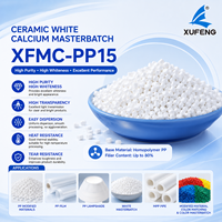 Masterbatch de carbonate de calcium à 80 % pour PP |   Moulage par injection de qualité industrielle de la marque XUFENG |   Blancheur élevée, dispersion facile