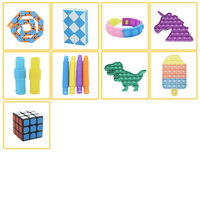 50 pièces en plastique Fidget Squeeze jouets sensoriels Pack de soulagement du Stress pour l'autisme autiste enfants adultes salle de classe boîte au trésor prix