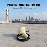 Antenne GPS à gain élevé 1575.42MHz 1561MHz, étanche IP65, connecteur BNC/TNC/N-F/SMA, synchronisation par satellite