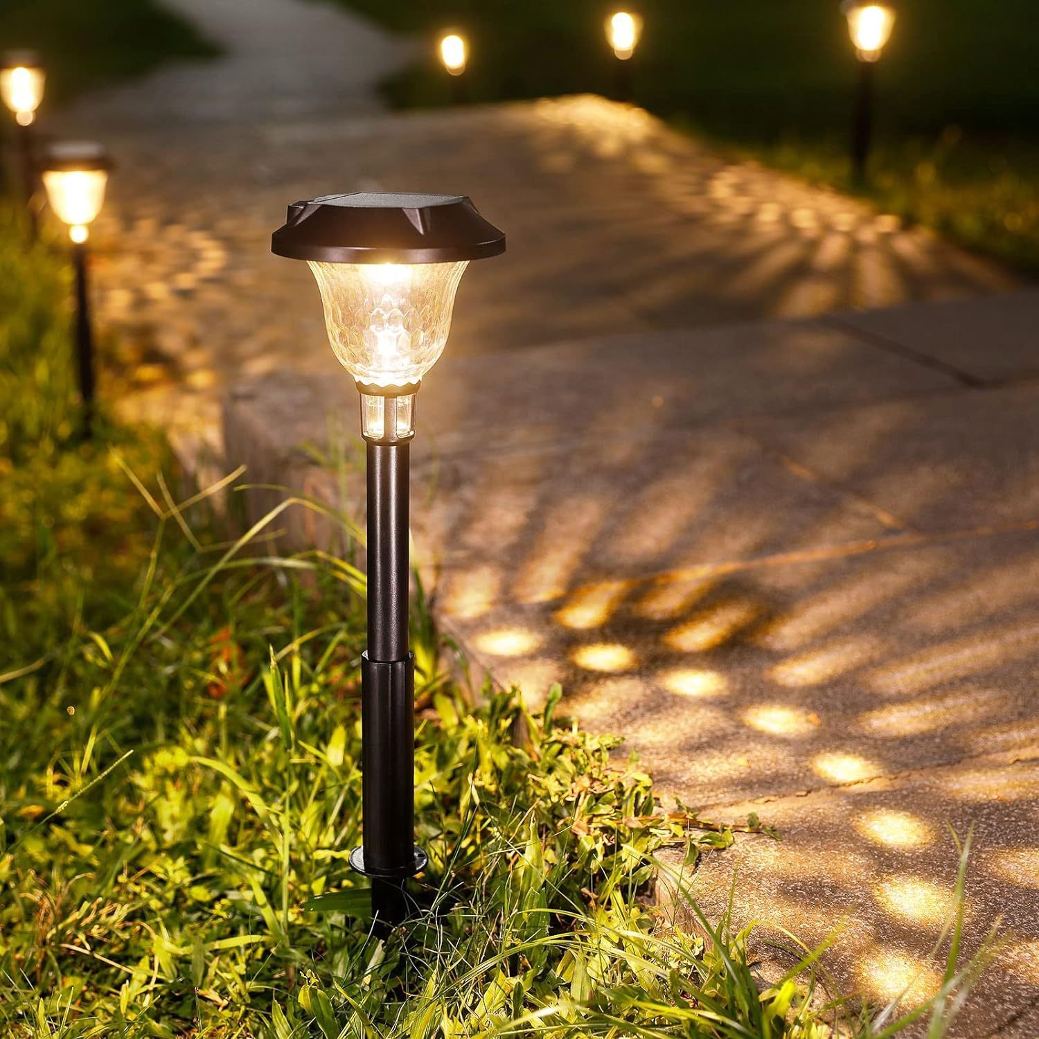 Outdoor Landscape P65 Led Solar Garden Lights for Decorative Lighting Lawn Patio Yard Pathway RGB Solar Lamp Garden Light