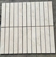 Carrelage en mosaïque de marbre naturel poli, durable, pour la décoration des sols et des murs de la salle à manger, de la salle de bain, de la cuisine et du salon en extérieur