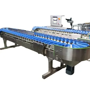 Industry automatic fish weight sorting shrimp weight grader advanced seafood grading machine