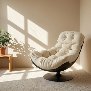 Italian Style Minimalist Tufted Single Seat Chair Accessible Luxury <b>Bean</b> <b>Bag</b> for Living Room Balcony Lounge Bar Leisure - Product Image 3