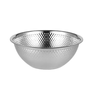 This Stainless Steel Basin The smooth hammered texture seamlessly blends style with practicality