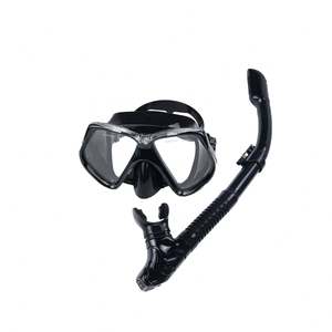 Gafas de Snorkel de Silicona con Logotipo Personalizado al por Mayor, con Tubo de Snorkel Seco, Juego de Máscara de Buceo con Soporte para Cámara de Acción - Product Image 2