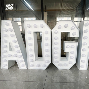 Decorazione con scritta di grandi dimensioni con segno di lettere e luci con scritta di amore segno per feste con segno di lettere in acrilico segno di lettere lettere - Product Image 3