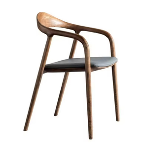 <span class=keywords><strong>Chaise</strong></span> de <span class=keywords><strong>salle</strong></span> <span class=keywords><strong>à</strong></span> <span class=keywords><strong>manger</strong></span> personnalisée style occidental JP <span class=keywords><strong>en</strong></span> <span class=keywords><strong>cuir</strong></span> et bois massif avec accoudoir Kennedy pour restaurant - Product Image 5