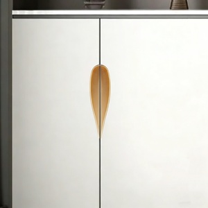 Poignée encastrée en alliage d'aluminium de 18 mm, épaisseur 1,5 mm, finition or mat, gris gentleman, poignée de tiroir invisible pour armoire - Product Image 6