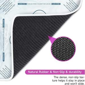 Tapete de Mahjong con Diseño Oceánico, Antideslizante, de Microfibra, Cuadrado, Accesorio de Juego para 4 Jugadores, Recreación Interior, China - Product Image 6