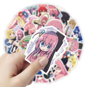 50PCS Inspirational anime cute girl graffiti decalcomanie managa <span class=keywords><strong>Bocchi</strong></span> the rock sticker - Product Image 4