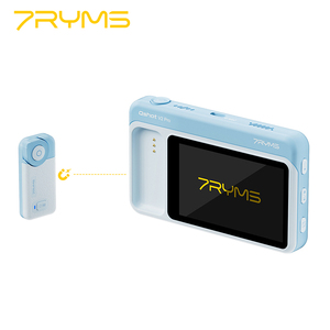 7RYMS Qshot V2 PRO(สีน้ำเงิน) หน้าจอเซลฟี่ไร้สายแบบแม่เหล็กยืดหยุ่นได้ ชาร์จซ้ำได้ พร้อมแบตเตอรี่ 4K/60fps ใช้งานได้ 5 ชั่วโมง - Product Image 1