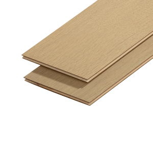 Plancher en bois d'ingénierie en chêne laqué massif moderne sur mesure, plancher en bois dur ABC pour chambre à coucher et salon - Product Image 1