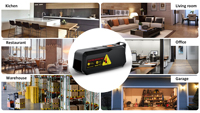 Anti-rongeurs électronique non toxique, sûr pour l'intérieur, tueur de souris rechargeable, piège sans contact pour la maison, le garage, l'élimination des rongeurs