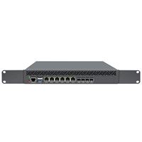 Serveur NAS Mini PC Pare-feu industriel 1U monté en rack Intel Atom C3758 C3808 C3958 4*10G SFP 6*1G LAN pfSense OPNsense