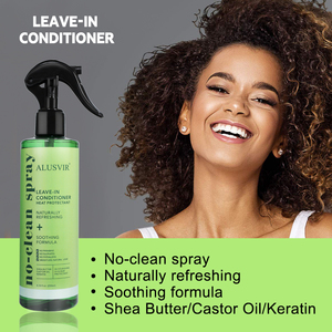 Brume capillaire protectrice contre la <span class=keywords><strong>chaleur</strong></span> à la rose <span class=keywords><strong>bio</strong></span> avec marque privée, <span class=keywords><strong>protecteur</strong></span> thermique lisse à la kératine, <span class=keywords><strong>spray</strong></span> revitalisant sans rinçage pour les <span class=keywords><strong>cheveux</strong></span> secs et crépus - Product Image 5