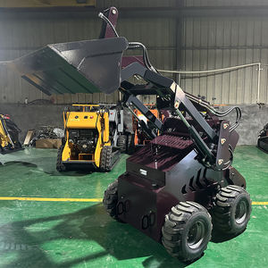 चीनी कारखाने गर्म बिक्री गैसोलीन इंजन स्वचालित लेवलिंग मिनी स्किड स्टीड लोडर - Product Image 1