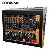 Console de mixage amplifiée MC-8P 8 canaux 350W, amplificateur audio professionnel pour événements en direct, spectacles sur scène, églises
