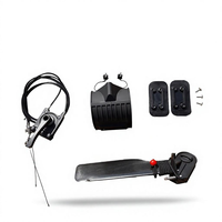 Kit d'assemblage de système de direction pour kayak à pédales réglables en plastique Yak Outdoors, accessoires de pêche pour rivières