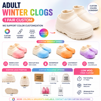Chaussons d'hiver pour femmes, style coréen, à bout fermé, en EVA, semelles épaisses, antidérapants, chauds, doublure en coton, tendance, pour la maison, transfrontaliers