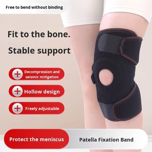 Genouillères de protection en néoprène de qualité <span class=keywords><strong>médicale</strong></span> pour sports de plein air, douces, chaudes, légères, avec rembourrage épais pour soulager la douleur, idéales pour les sports de printemps - Product Image 3