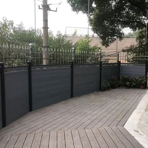 Poteau en aluminium européen de 6 pieds, gaufré, modélisation 3D, écologique, imperméable, installation facile, <span class=keywords><strong>clôture</strong></span> extérieure moderne de qualité supérieure - Product Image 4