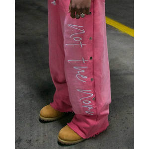 Pantaloni Tuta Personalizzati a Doppia Vita per <span class=keywords><strong>Donna</strong></span>, Stampati e Ricamati, in Tessuto Pesante French Terry, Unisex, 600 Gsm - Product Image 2