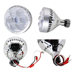 TAOCHIS 자동차 3.0 인치 헤드 라이트 12v 21w 슈퍼 Aozoom LED 프로젝터 렌즈 단일 하이 빔 악마 눈 블루 레드 화이트 H4 H7 - Product Image 4