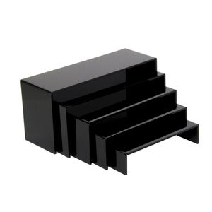 Mesa acrílica transparente con forma de U, expositor de joyas, estante elevador, 5 uds. - Product Image 4