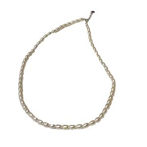 Collier en perles d'eau douce de Zhuji, forte luminosité, pour Xiaomi, simple, boucle en argent pur S925, chaîne de clavicule pour bébé de 3 à 6 mois - Product Image 5