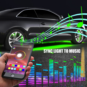 Jante de voiture RGB LED Double rangée et Double face, pour voiture, 50 pièces, personnalisées, couleur rgbw, musique, APP - Product Image 4