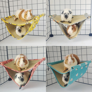 Jouets de recherche de nourriture Snuggle Hut Conure Bed Cage Bird Perches Perroquet Hanging Hamac 2 en 1 Bird Nest Bed - Product Image 2
