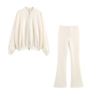 TAOP&ZA Nouvelle Collection Automne 2025 – Blouson Aviateur <span class=keywords><strong>Femme</strong></span> Polyvalent à Col Rond et Manches Longues 3641850 3641851 - Product Image 5
