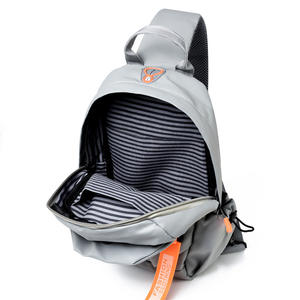 Sac bandoulière pour homme en vente chaude, sac de poitrine grande capacité, imperméable, avec <span class=keywords><strong>port</strong></span> USB, sac de sport décontracté pour les voyages - Product Image 5